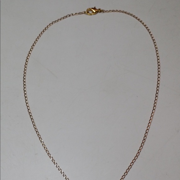 Handmade Gold and Swarovski Crystal Necklace - Picture 3 of 3